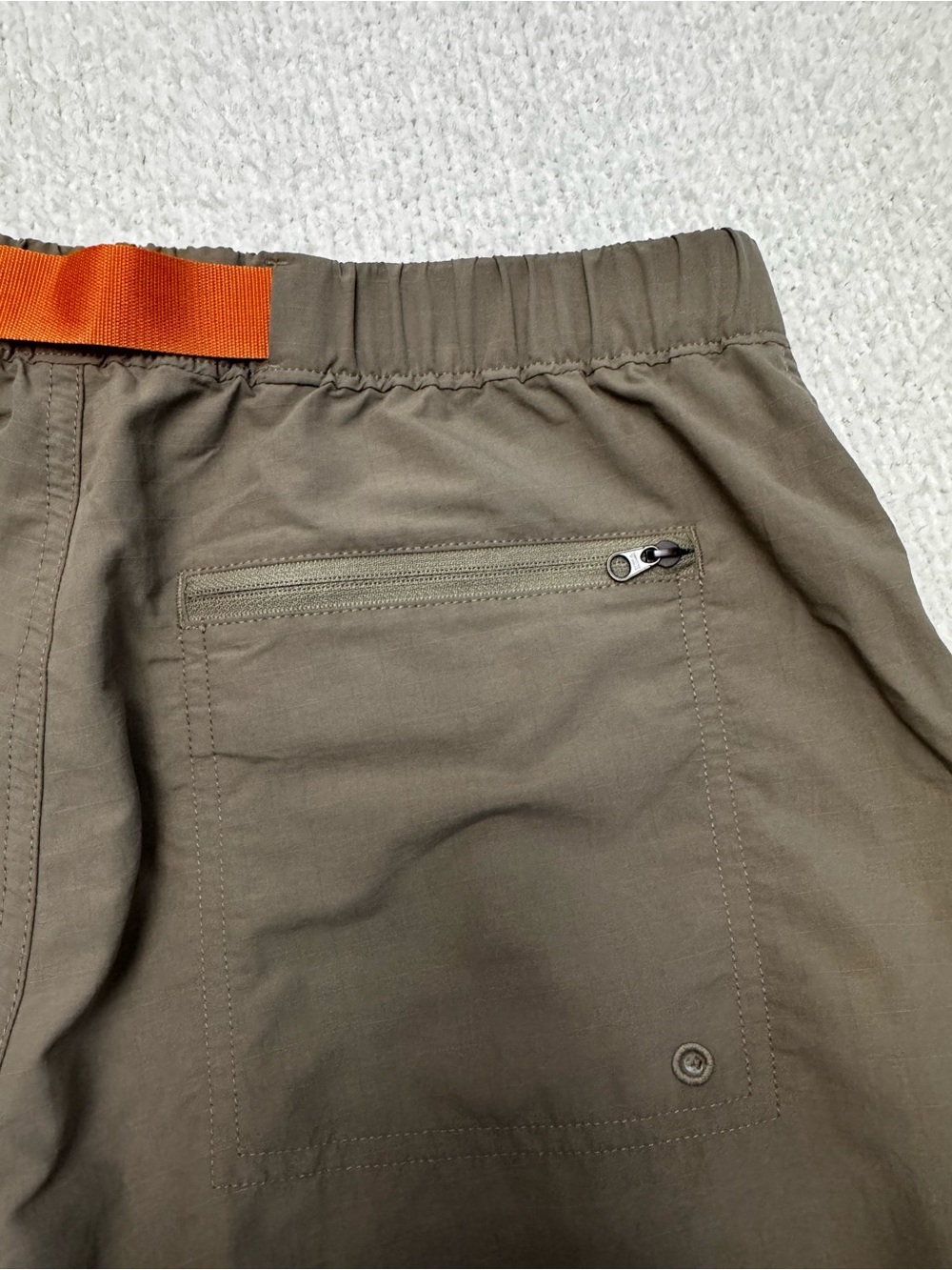 Women’s REI Co-Op Olive Brown Quick-Dry Elastic Waist Shorts - Picture 8 of 12